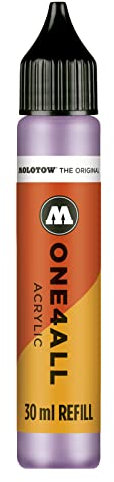 Molotow ONE4ALL Refill Acryl, Farbe 201 flieder pastell 30 ml, Nachfülltinte für Permanentmarker