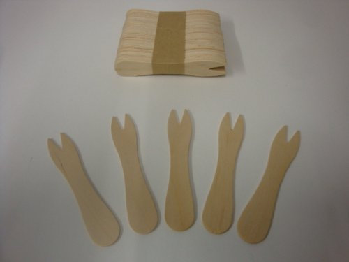1000 Wooden Disposable chip Forks
