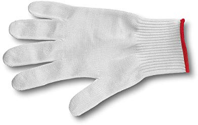 Victorinox, Profi Soft-Schutzhandschuh 1 Stück, Grösse M, Beidhändige Passform, für sicheres Arbeiten, weiss