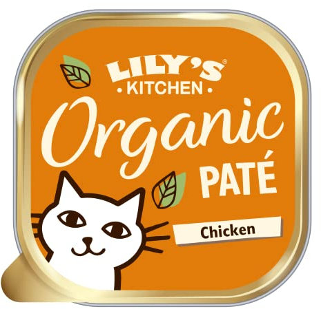 Lily's Kitchen Mit natürlichen Zutaten hergestellt Nassfutter-Schale für Katzen Bio-Huhn Getreidefreie Rezeptur 19 x 85g