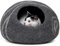 MEOWFIA Katzenbett Höhle – katzenhöhle umweltfreundliche Betten aus 100% Merinowolle für Katzen und Kätzchen (L, Dunkelgrau)
