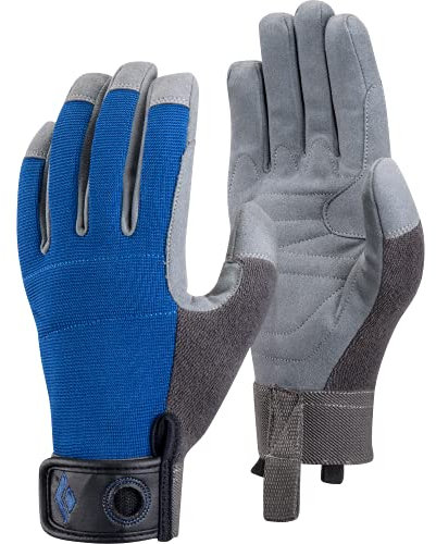 Black Diamond CRAG GLOVES, Strapazierfähiger Handschuh zum Klettern, Sichern, Abseilen, Arbeiten und für Klettersteige, Cobalt, Gr. Extra Small