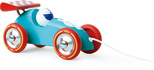 Vilac - Coche de Carreras, Color Turquesa/Rojo (2309B)
