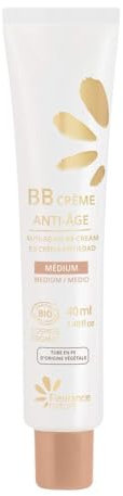 Fleurance Nature- BB crème anti-age Bio- 40ml- Certifié Cosmos Ecocert- soin visage femme hydratant- creme hydratante femme bio (medium, 40ml)