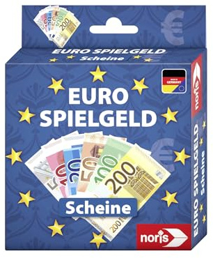 noris Spielgeld Scheine - geeignet als Spielset für Spielkassen, Kaufladen, rechnen Lernen, ab 3 Jahren