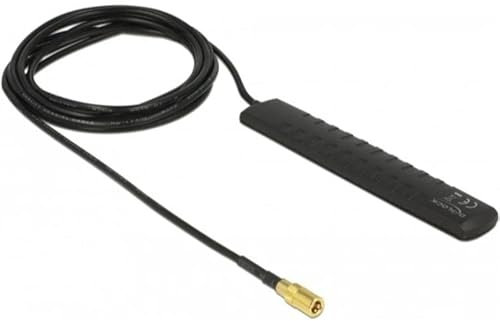 DeLock 89497 Antenne Dab+/DMB/DVB-T2 vers SMB 20 DB 2 m RG-174 Noir