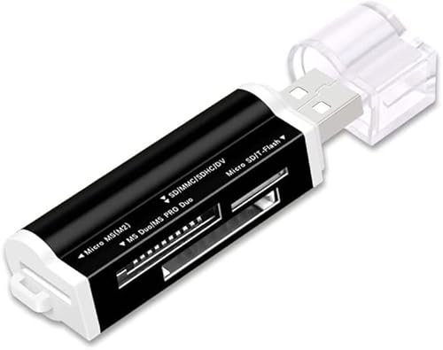 AKORD 7-IN-1 USB 2.0 MEMORY STICK CARD READER ADAPTER FOR SD / MICRO SD / TF / M2 DUO / SDHC / SDXC / MMCMobile / MMC / MMC Plus / MS Pro Duo / M2 Micro / MS Pro / MicroSD