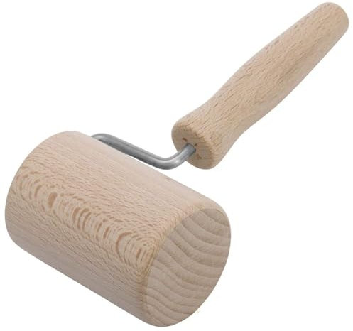 Westmark Mattarello a rullo per pasta, Cilindrico, Per teglie squadrate, Legno di faggio, ø 5,4 cm, Legno, Woody, Marrone chiaro, 30042270