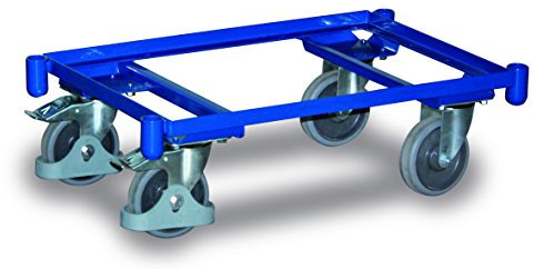 Cordes euro-system-roller sans fond chariots à plateforme capacité de chargement 610 x 410 mm-charge maximale : 250 kg