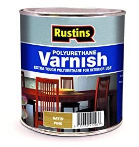 Rustins Polyurethane Varnish Pine Satin 500ml