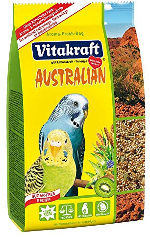 VITAKRAFT Australian Wellensittichfutter, 800 g, Vogelfutter