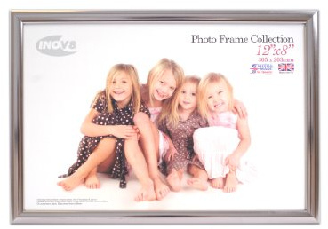 Inov8 Framing PFVS-VCHR-128 Frames, Aluminium, Chrome, 12 x 8 inch