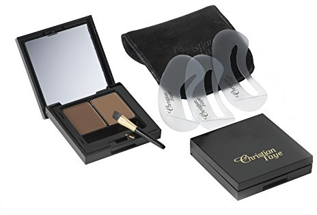 Christian Faye Eyebrow Make Up Duo Dark Brown