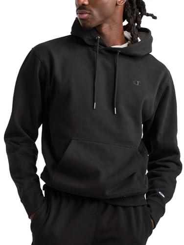 Champion Powerblend Sudadera con Capucha, Black, XXL para Hombre