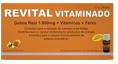 Revital Vitaminado - Formel mit 1.000 mg Gelée Royale und Vitaminen - 20 Fläschchen