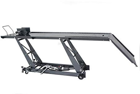 SwitZer 1000lb/453Kg Hydraulic Motorbike Motorcycle Bike Service Shop Lift Ramp Table Bench Medium Size Minimum Height 180mm Max Height 780mm
