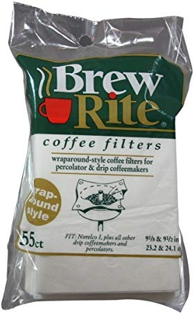 Brew Rite Wrap Around Percolator Coffee Filters 55 Count