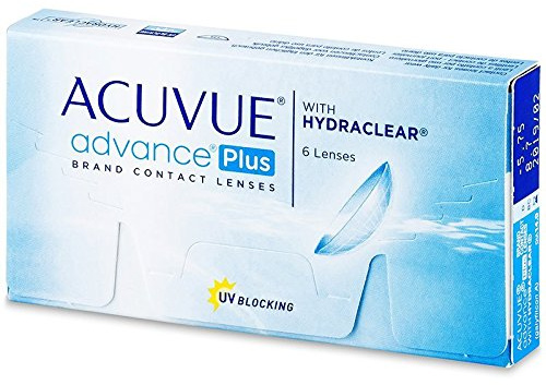 Acuvue Advance Plus - Lentes de contacto esféricas quincenales (R 8.3 / D 14 / -11.5 Diop), Pack de 6 uds., -11.5 dioptría