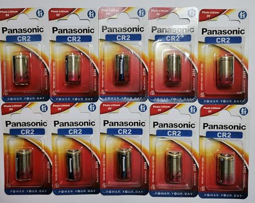 Panasonic - Batterie CR2 (confezione da 10)