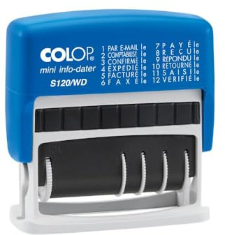 Dateur multiformules 12 formules à encrage automatique S120WD - hauteur des caractères 4 mm