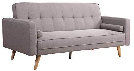 Birlea Ethan Large Sofa Bed, Fabric, Grey