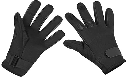 MFH Mesh Neoprenhandskar för män svarta, svart, XXL