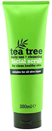 2 x Tea Tree facial scrub - Gesicht Peeling - 250 ml - - für saubere und gesunde Haut - tägliche Anwendung - alle Hauttypen