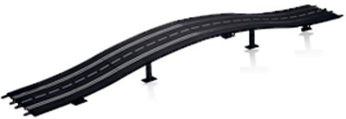 Carrera 20020587 Digital 124 Crossing (4) Slot Car Track Accessory, multicoloured, 6.4 L X 49.6 H X 20.4 W (Cm)
