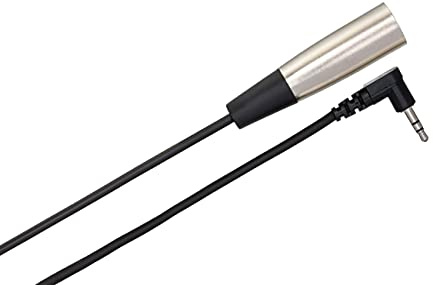 HosaTech XVM-110F 10ft XLR3F to Right Angle 3.5mm TRS Microphone Cable