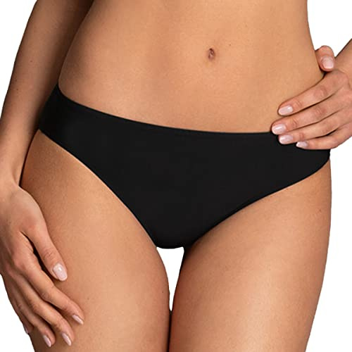 Rosa Faia - Bas de maillot de bain Femme - Bikini-Hose Casual Bottom - Noir (schwarz) - FR : 38 (Taille fabricant : 36)