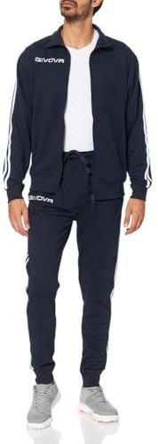 Givova Unisex Anzug Schule Senior Sportoutfit, blau/blau, L EU