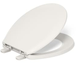KOHLER Lustra Quick-Release™ round-front toilet seat