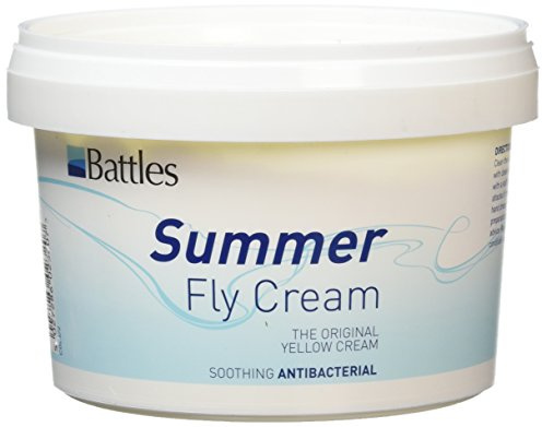 William Hunter Equestrian Battles Summer Fly Cream 400g - Soothing antibacterial fly repellent cream for horses and livestock
