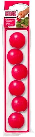 KONG Replacement Squeaker 6-Pack, Small