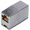 DIGITUS DN-93901 - Connecteur RJ45 Cat 5e - 1 pièce - Extension de câble LAN - Connecteur de câble réseau Cat5e - Compatible PoE+ - Connecteur modulaire - Pour Switch, DSL, Modem, Routeur - Argenté
