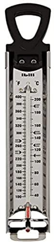 IBILI Sugar & Candy Thermometer, Stainless Steel, Silver/Black/Transparent, 30 x 10 x 2 cm