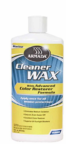 Camco Armada Camper/RV Cleaner Wax | Removes Oxidation, Chalking, Rust & Exhaust Stains | 16 oz (40976)