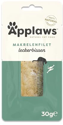 Applaws - Snack al lo sgombro per gatti (12 confezioni) (12 x 30g) (Multicolore)