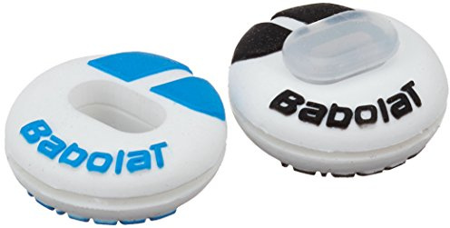 BABOLAT Custom Damp X2 Vibration dampener - White - (Blanco Azul), UNIQ