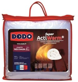 DODO Extra Warmer Kornstein 450 g/m² SUPER ACTIWARM 200x200 cm weiß