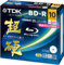 TDK Blu-ray BD-R Disc 10 Pack - BD-R 25GB 6X - Super Hard Coating Surface (japan import)
