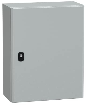 Schneider NSYS3D5420 Spacial S3D Porte pleine sans plaque de montage H500 x 400 x T200 IP66 IK10 RAL7035 Blanc