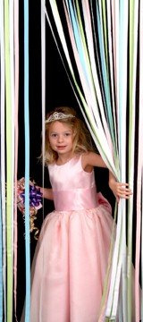 Slat type Door Curtain/Fly Blind- With pair of self adhesive hooks for uPVC doors-PASTEL MULTI COLOURED- 80cm wide x 200cm drop