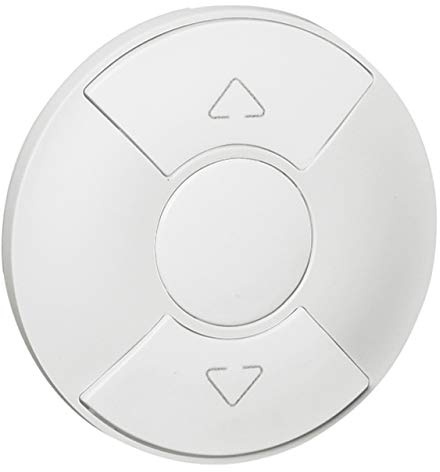 Legrand 068153 Enjoliveur Céliane pour Commande de Volets Roulants pour Hôtel, Blanc