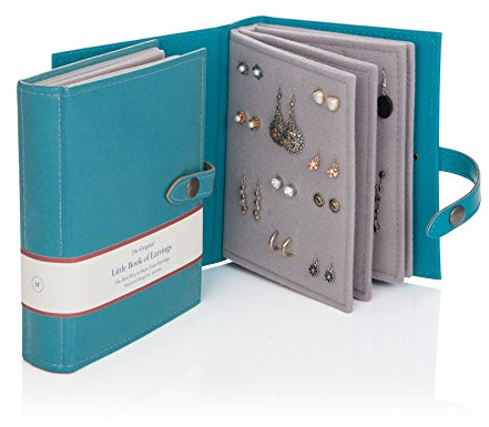 Little Book of Earrings - Teal - Earring Storage Solution