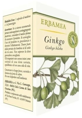 GINKGO Estratto secco 50 capsule da 473 mg Memoria,concentrazione,allergie