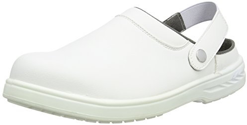 Portwest Zueco De Seguridad Steelite Sb Ae Wru, Tamaño: 43, Color: Blanco, FW82WHR43