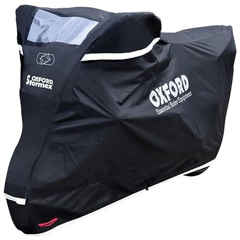 OXFORD CV333 Stormex Motorcycle Motorbike Waterproof All Weather Cover X-Large,Black