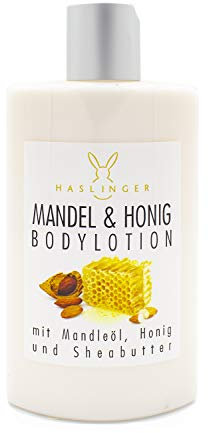 Haslinger Nr. 2484, Mandel & Honig Bodylotion mit Mandelöl, Honig und Sheabutter 200ml