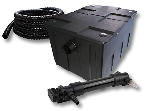 SunSun 1 kammare filterset för 60 000 l damm med 36 W UVC 6 dammklarare och 5 m slang